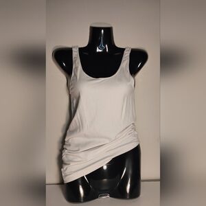 White shapewear tank top.